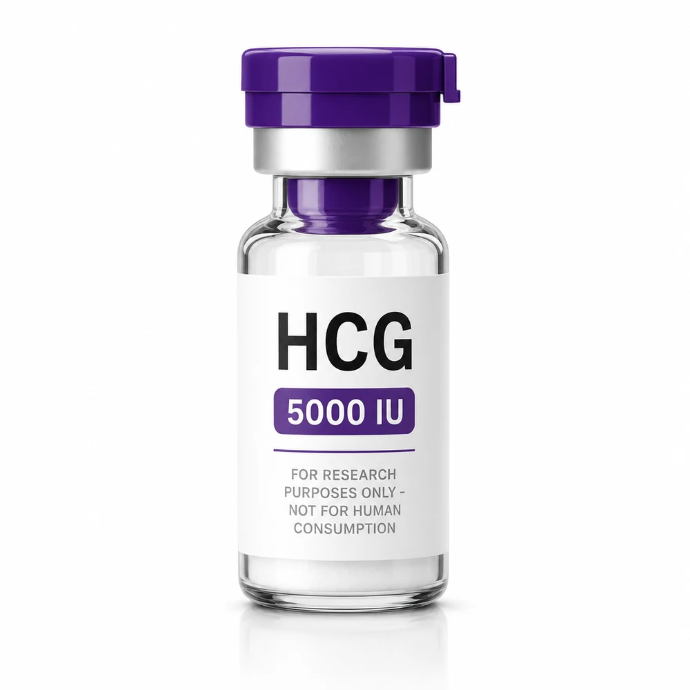 HCG 5000iu research compound vial