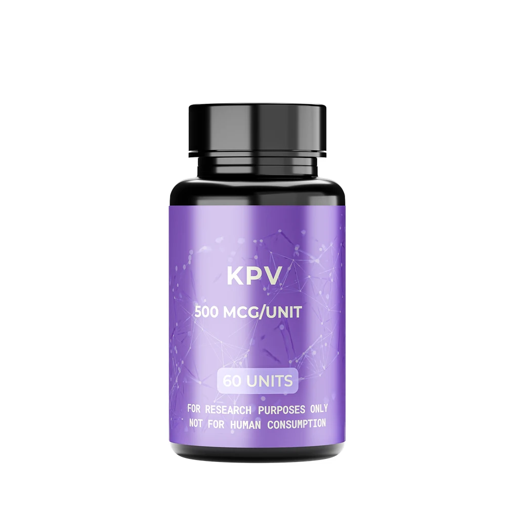 KPV Capsules, 500mcg research compound vial