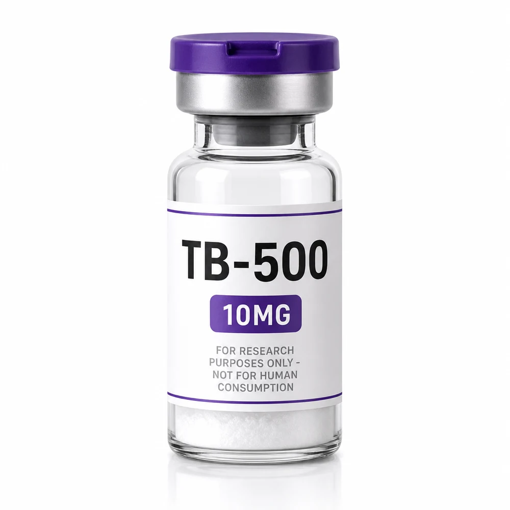 TB-500 (Thymosin Beta-4) research compound vial